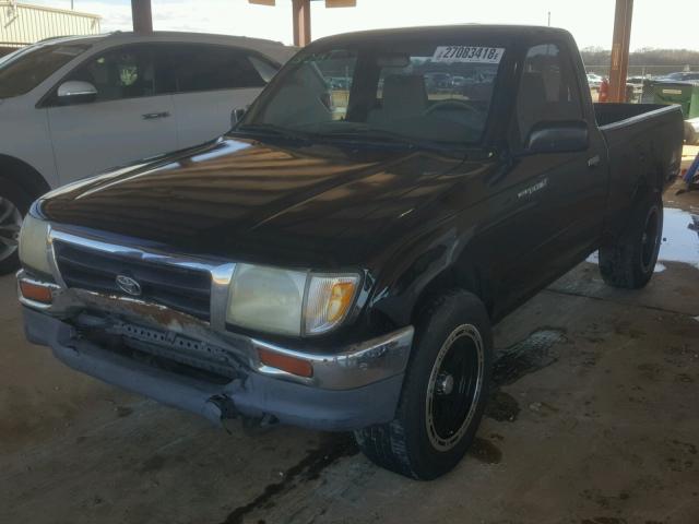 4TANL42N4VZ269470 - 1997 TOYOTA TACOMA BLACK photo 2