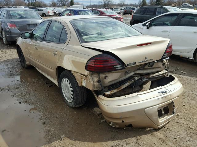 1G2NE52F14M506056 - 2004 PONTIAC GRAND AM S ოქროსფერი ფოტო 3