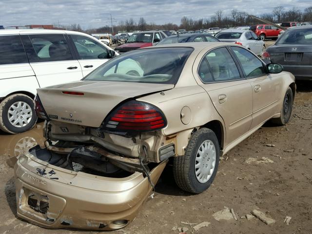 1G2NE52F14M506056 - 2004 PONTIAC GRAND AM S ოქროსფერი ფოტო 4