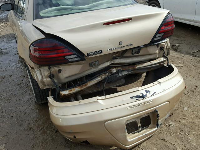 1G2NE52F14M506056 - 2004 PONTIAC GRAND AM S ოქროსფერი ფოტო 9