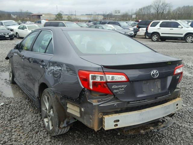 4T1BF1FK8EU463232 - 2014 TOYOTA CAMRY L GRAY photo 3