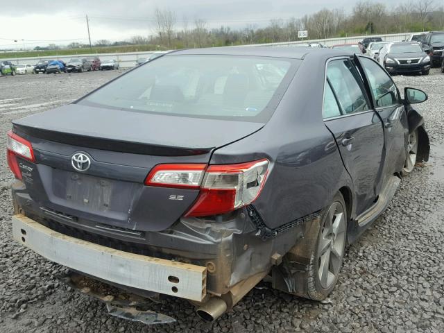 4T1BF1FK8EU463232 - 2014 TOYOTA CAMRY L GRAY photo 4