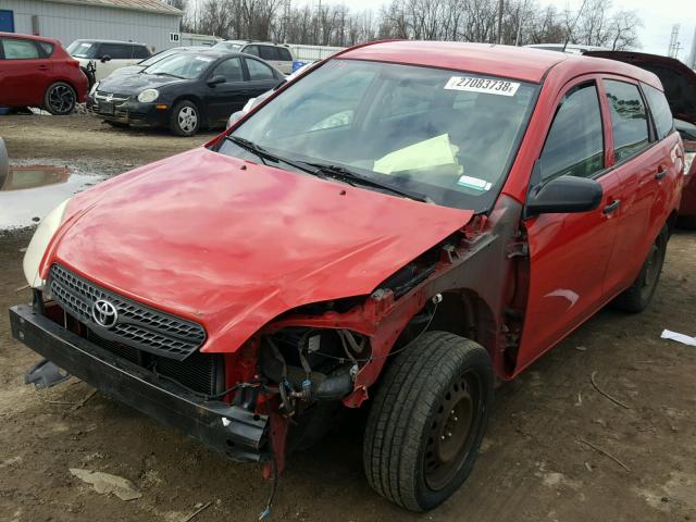 2T1KR32E47C642522 - 2007 TOYOTA COROLLA MA RED photo 2