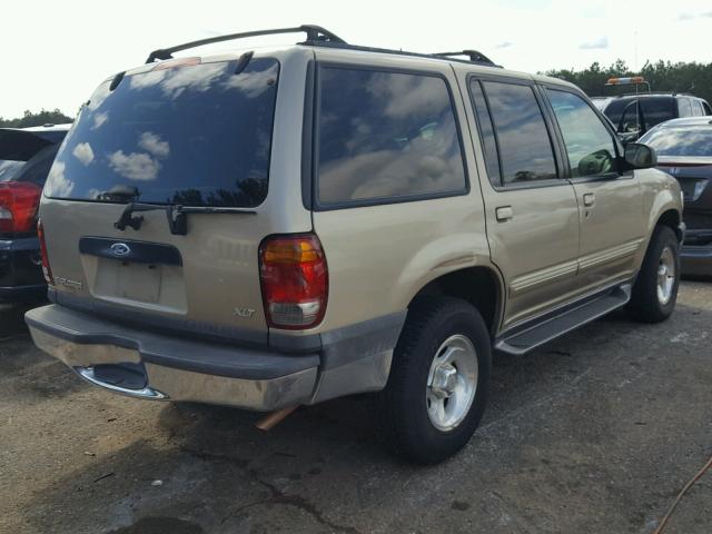 1FMZU63X7YUB30591 - 2000 FORD EXPLORER X GOLD photo 4