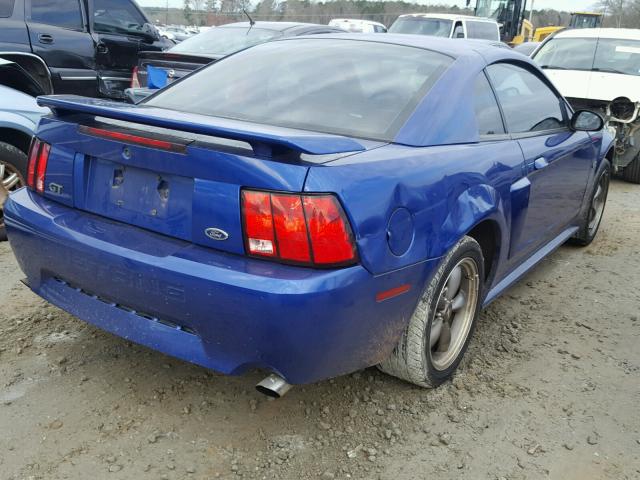1FAFP42X93F333117 - 2003 FORD MUSTANG GT BLUE photo 4