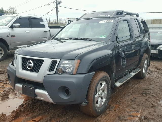 5N1AN0NW3AC522698 - 2010 NISSAN XTERRA OFF BLACK photo 2