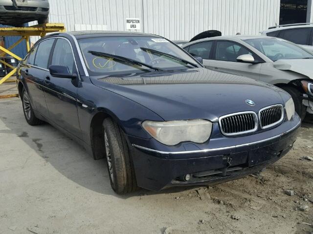 WBAGN63454DS49522 - 2004 BMW 745 LI BLUE photo 1