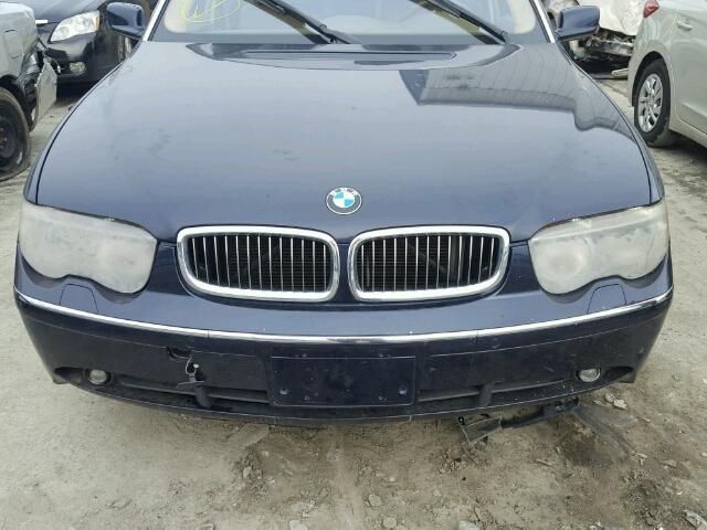 WBAGN63454DS49522 - 2004 BMW 745 LI BLUE photo 9