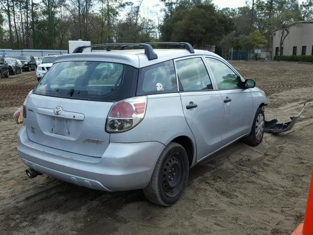 2T1KR32E06C566571 - 2006 TOYOTA COROLLA MA SILVER photo 4