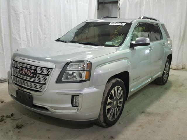 2GKFLVE35G6326609 - 2016 GMC TERRAIN DE GRAY photo 2