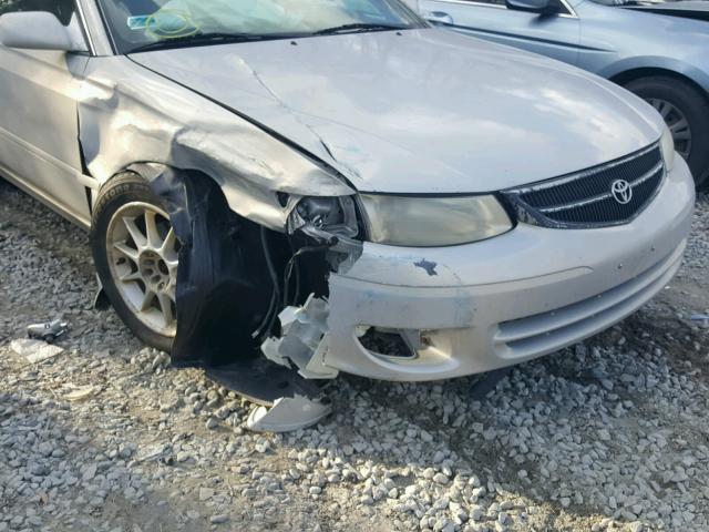 2T1CF28P81C457736 - 2001 TOYOTA CAMRY SOLA SILVER photo 9