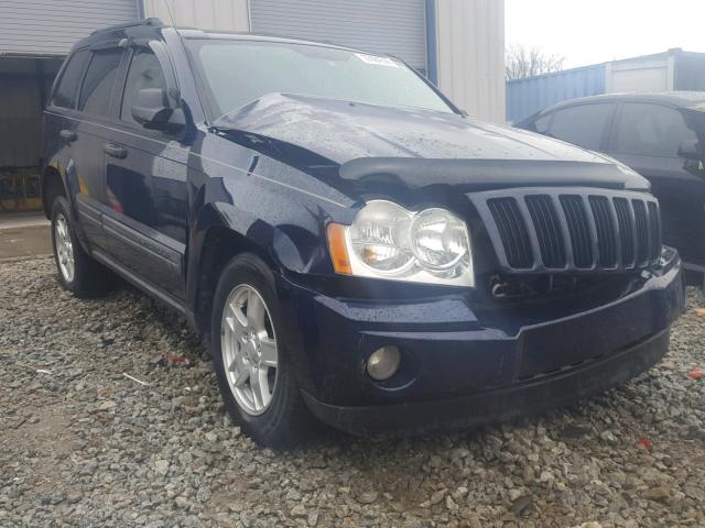 1J8HS48N45C720792 - 2005 JEEP GRAND CHER BLUE photo 1