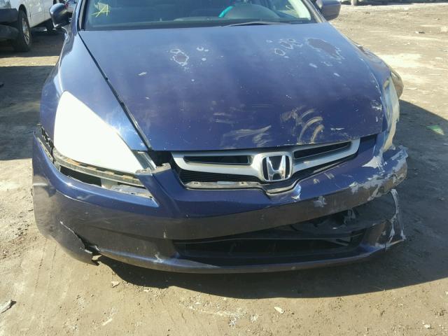 1HGCM563X4A044458 - 2004 HONDA ACCORD LX BLUE photo 9