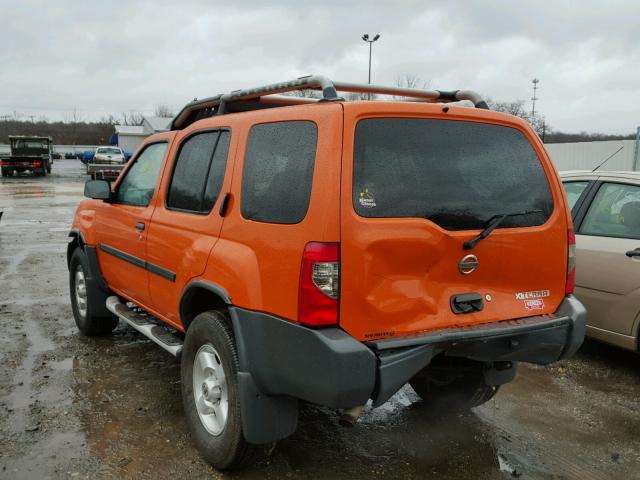 5N1ED28Y83C631125 - 2003 NISSAN XTERRA XE ORANGE photo 3