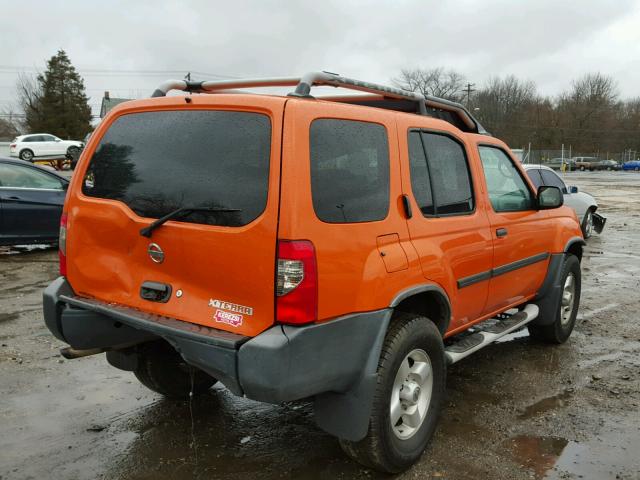 5N1ED28Y83C631125 - 2003 NISSAN XTERRA XE ORANGE photo 4