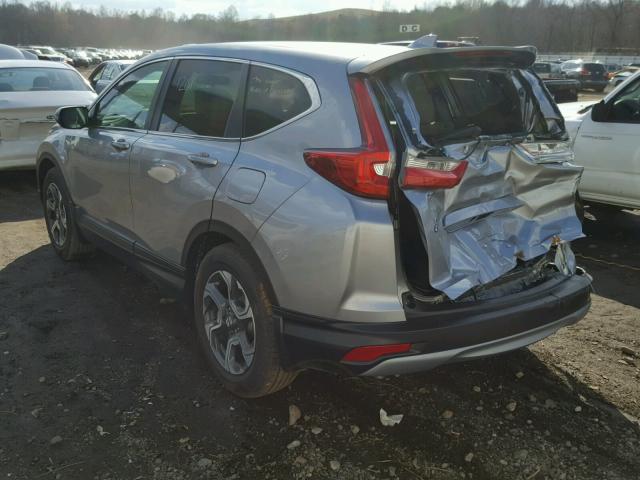 7FARW1H52JE004912 - 2018 HONDA CR-V EX SILVER photo 3