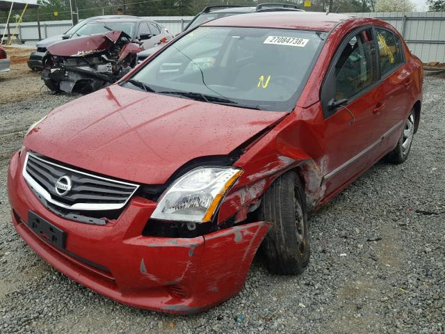 3N1AB6AP5CL751795 - 2012 NISSAN SENTRA 2.0 RED photo 2