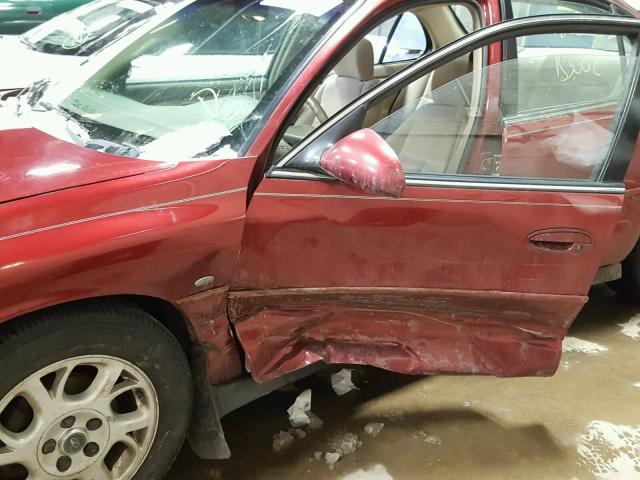 1G3WS52H62F172165 - 2002 OLDSMOBILE INTRIGUE G MAROON photo 9