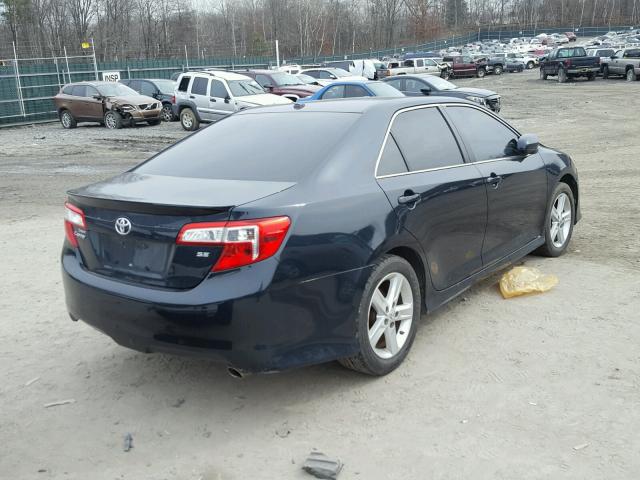 4T1BF1FK3CU136072 - 2012 TOYOTA CAMRY BASE BLUE photo 4