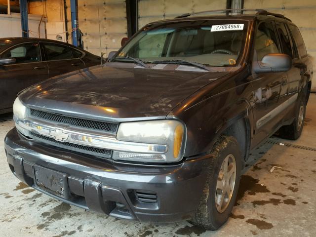 1GNDT13S942150427 - 2004 CHEVROLET TRAILBLAZE BLUE photo 2