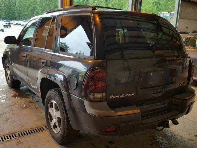 1GNDT13S942150427 - 2004 CHEVROLET TRAILBLAZE BLUE photo 3