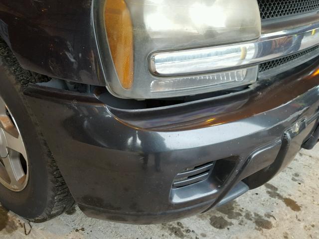 1GNDT13S942150427 - 2004 CHEVROLET TRAILBLAZE BLUE photo 9