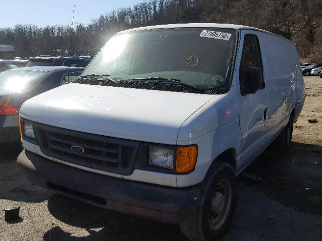 1FTRE14W16HA27991 - 2006 FORD ECONOLINE WHITE photo 2