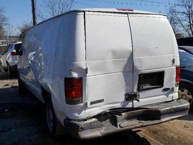 1FTRE14W16HA27991 - 2006 FORD ECONOLINE WHITE photo 3