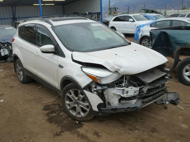 1FMCU9H91DUD01895 - 2013 FORD ESCAPE SEL WHITE photo 1