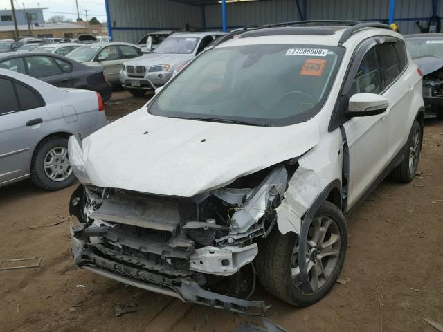 1FMCU9H91DUD01895 - 2013 FORD ESCAPE SEL WHITE photo 2