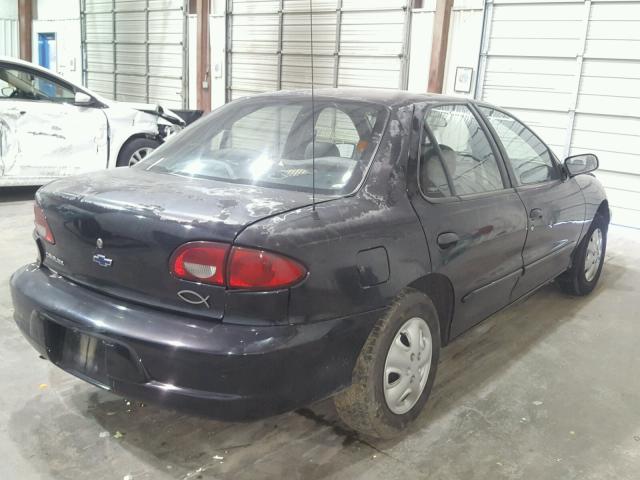 1G1JC524827156508 - 2002 CHEVROLET CAVALIER B BLACK photo 4