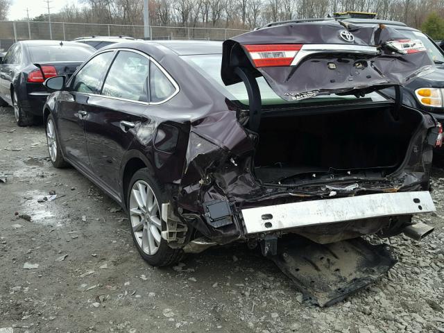 4T1BK1EB5DU053564 - 2013 TOYOTA AVALON BAS PURPLE photo 3