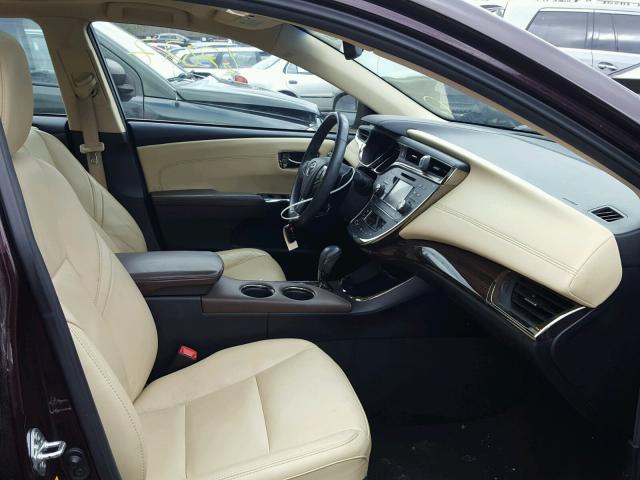 4T1BK1EB5DU053564 - 2013 TOYOTA AVALON BAS PURPLE photo 5