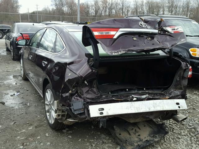 4T1BK1EB5DU053564 - 2013 TOYOTA AVALON BAS PURPLE photo 9
