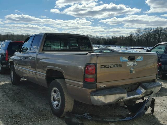 3B7HC12Y2YG149956 - 2000 DODGE RAM 1500 TAN photo 3