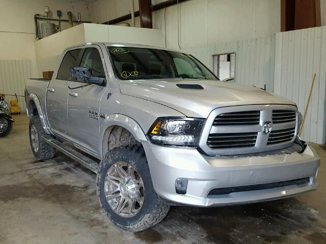 1C6RR7MT3ES310530 - 2014 RAM 1500 SPORT SILVER photo 1