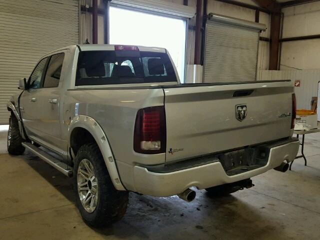 1C6RR7MT3ES310530 - 2014 RAM 1500 SPORT SILVER photo 3