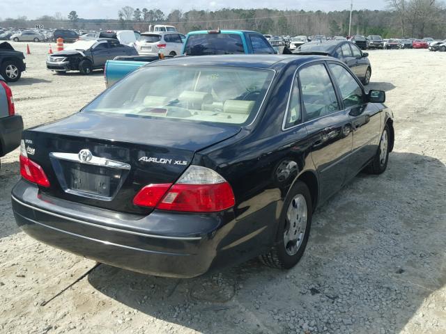 4T1BF28B04U361845 - 2004 TOYOTA AVALON XL BLACK photo 4