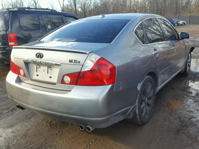 JNKAY01F06M254436 - 2006 INFINITI M35 BASE SILVER photo 4