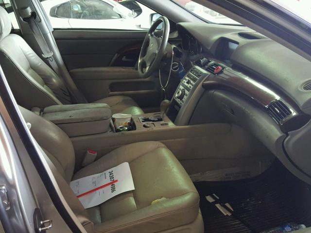 JH4KB16575C018396 - 2005 ACURA RL GRAY photo 5