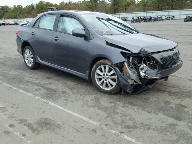 2T1BU4EE2AC474550 - 2010 TOYOTA COROLLA BA GRAY photo 1