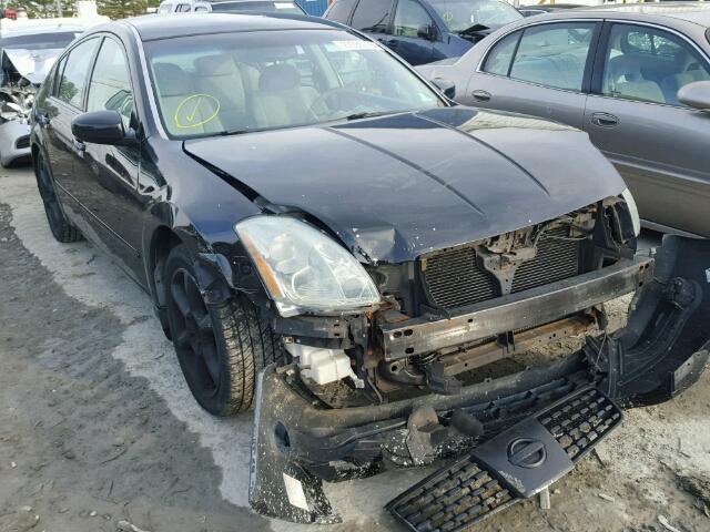 1N4BA41E84C898753 - 2004 NISSAN MAXIMA SE BLACK photo 1