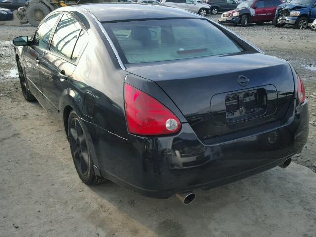 1N4BA41E84C898753 - 2004 NISSAN MAXIMA SE BLACK photo 3