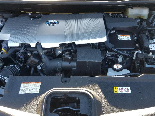 JTDKARFP9H3041459 - 2017 TOYOTA PRIUS PRIM გრაფიტი ფოტო 7