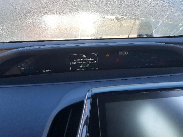 JTDKARFP9H3041459 - 2017 TOYOTA PRIUS PRIM გრაფიტი ფოტო 8