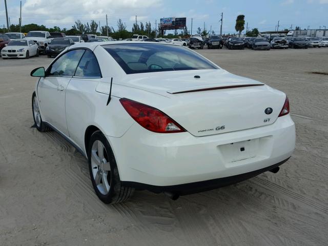 1G2ZH361174263977 - 2007 PONTIAC G6 GT WHITE photo 3