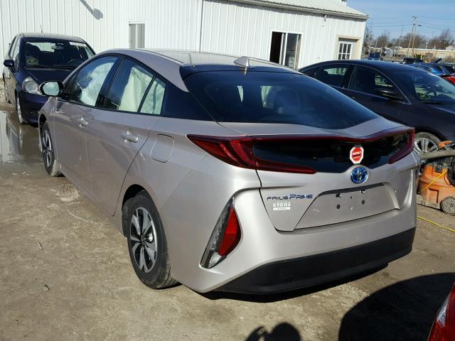 JTDKARFP3H3045653 - 2017 TOYOTA PRIUS PRIM 米色 照片 3