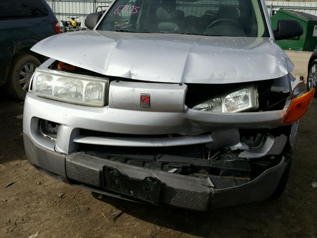 5GZCZ23D75S863479 - 2005 SATURN VUE SILVER photo 9