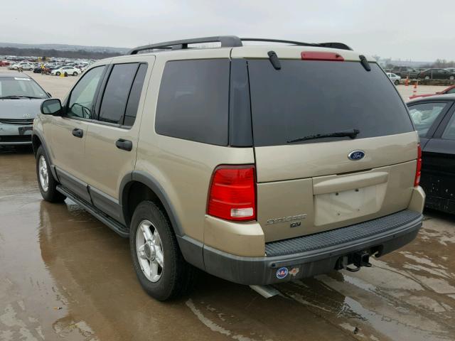 1FMZU63K83ZA28832 - 2003 FORD EXPLORER X TAN photo 3