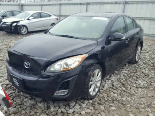 JM1BL1S51A1190000 - 2010 MAZDA 3 S BLACK photo 2